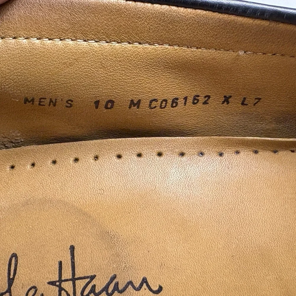 COLE HAAN/NIKEAIR Penny Loafers 10M Black Leather Goodyear Welted EUC Preppy